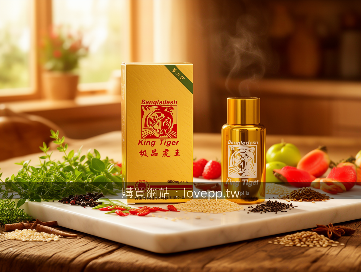 Appetizing food and beverage product photography.
Subject: Place the King Tiger 